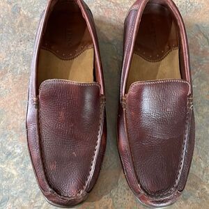 Johnston & Murphy Brown Leather Driving Moccasin Sz 10